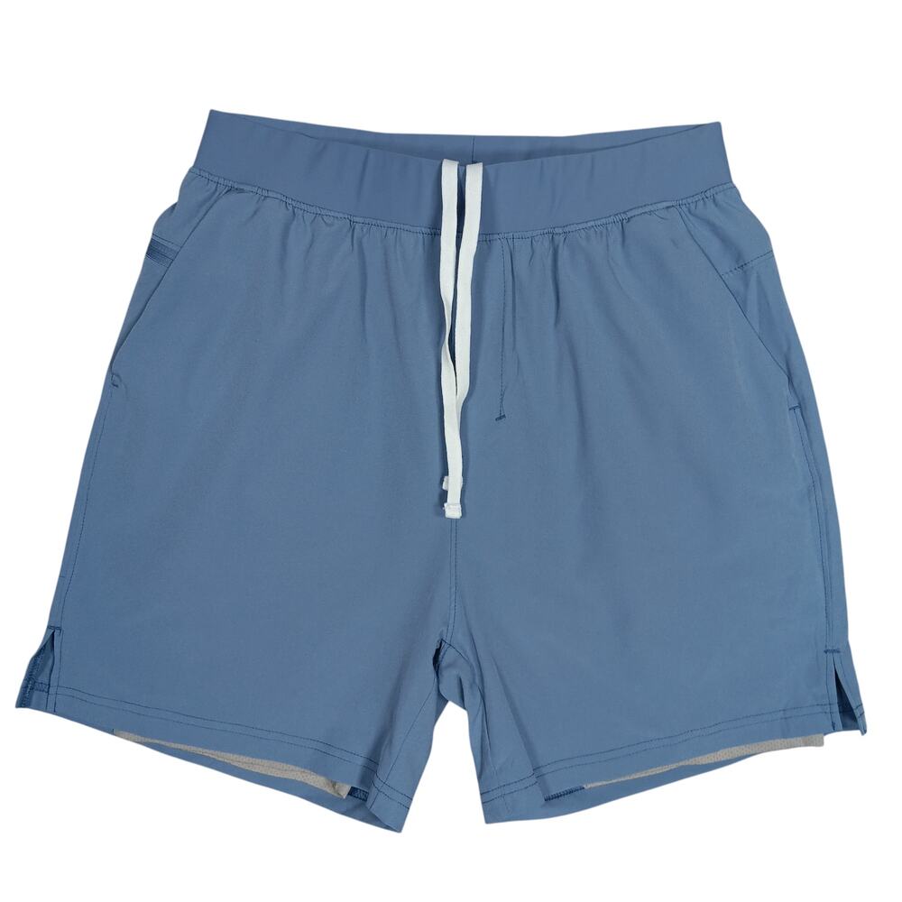 Soothfeel Sporty Shorts Size Small Light Blue Mesh Lining Elastic and Drawstring